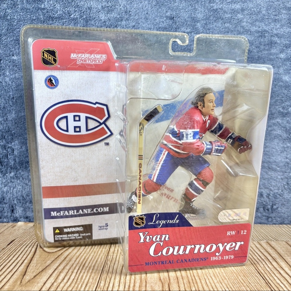 2004 YVAN COURNOYER Montreal Canadiens Hockey McFarlane Sports Picks NHL Legends